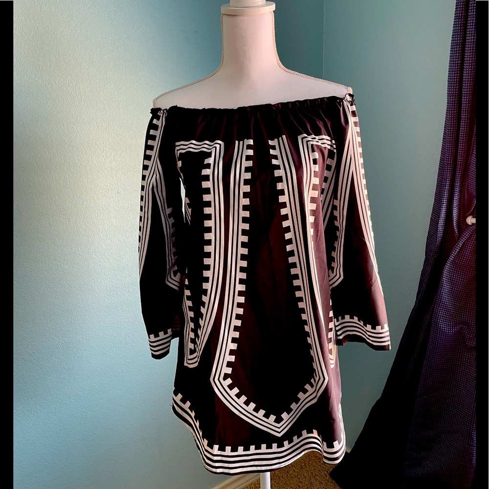 Off the Shoulder dress or can be long tunic